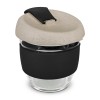 Black 250mL Natura Glass Cups